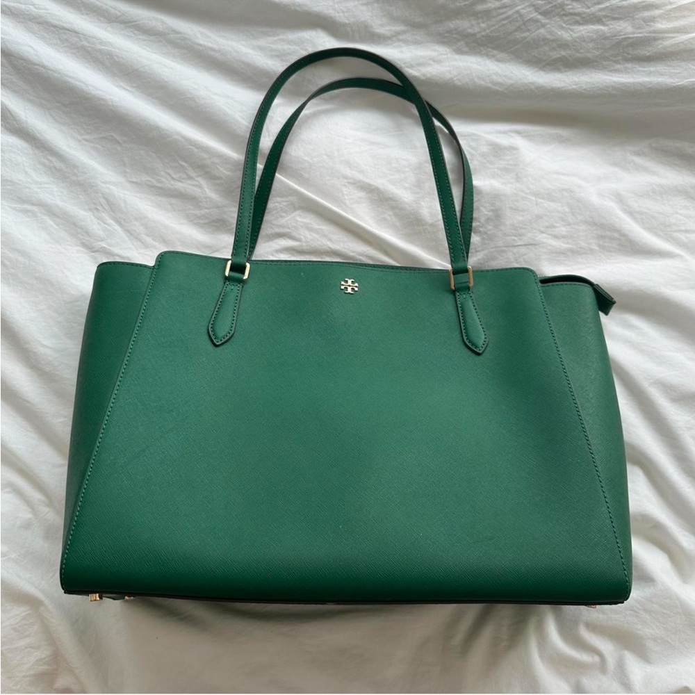 Tory Burch Forest Green Tote
